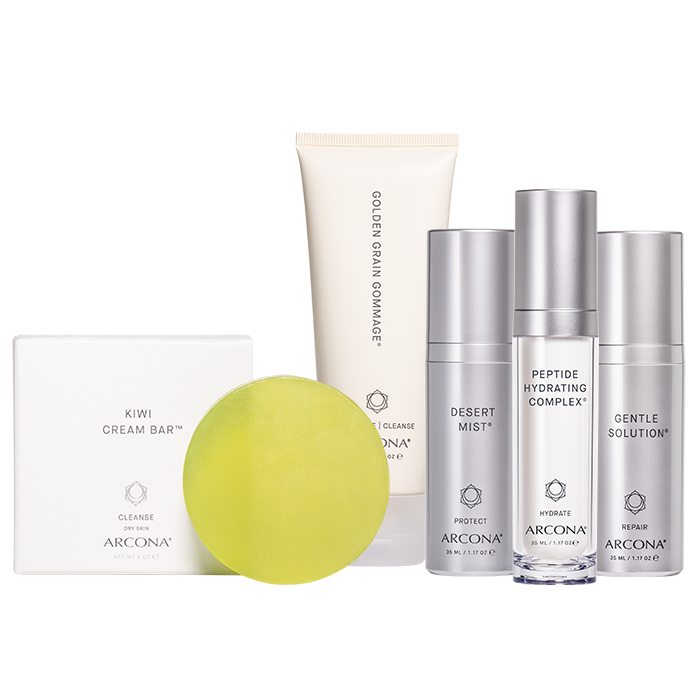 Aura AQUAGE BASIC SKIN CARE SERIES 2個セット ARCONA | Basic Five Dry Skin Type Package
